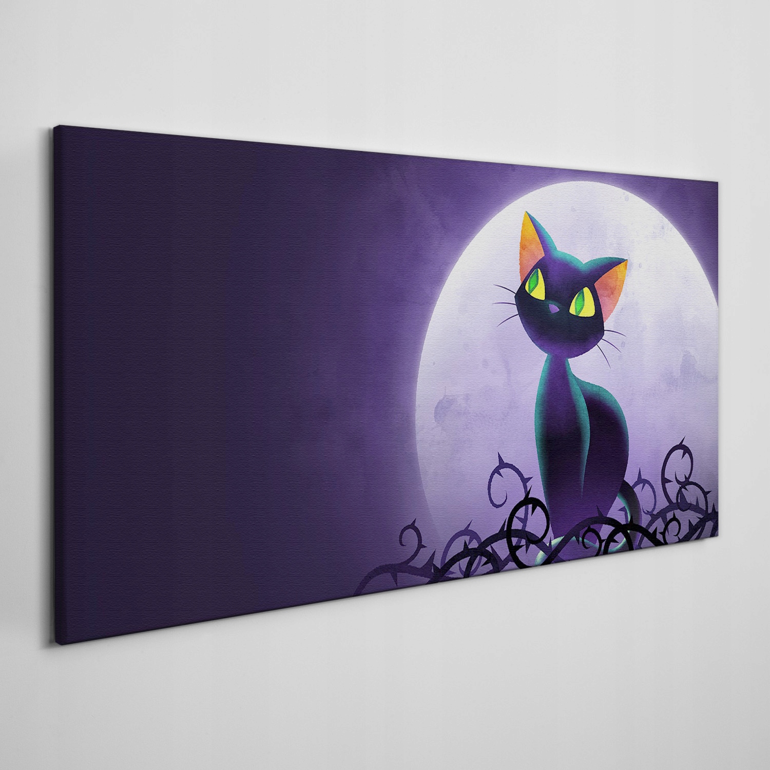 

Obraz na płótnie na ramie Kot księżyc 140x70 cm
