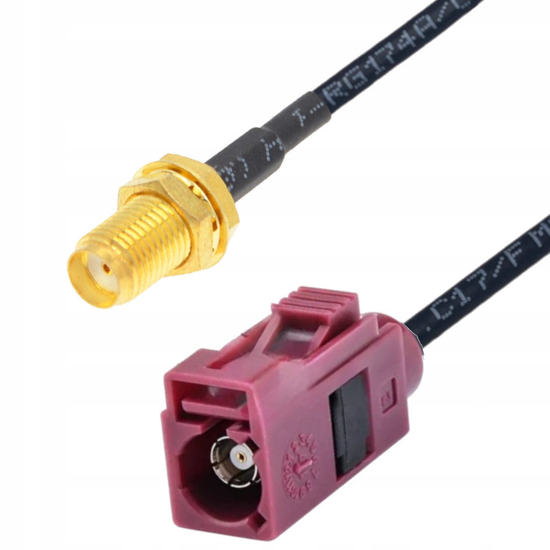 Pigtail Fakra D zásuvka Sma zásuvka RG174 4 m