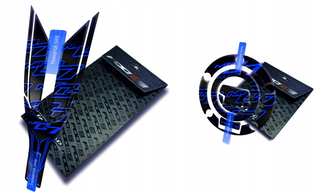 Tank-pad Cap-pad Fooqs Yamaha MT-07 MT07 Černá Modrá