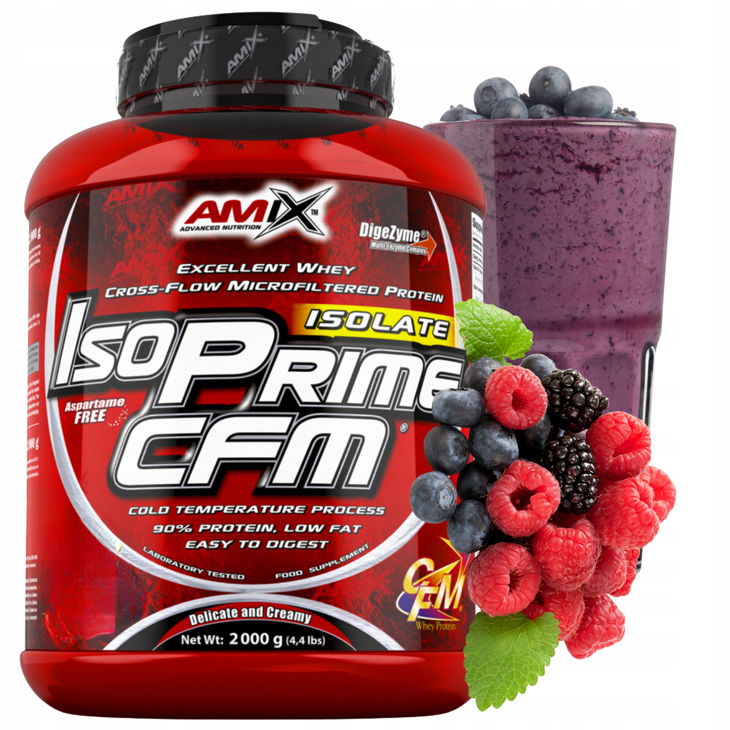 Protein Amix Isoprime Cfm 2000 g Bílkoviny 90% Izolát Wpi