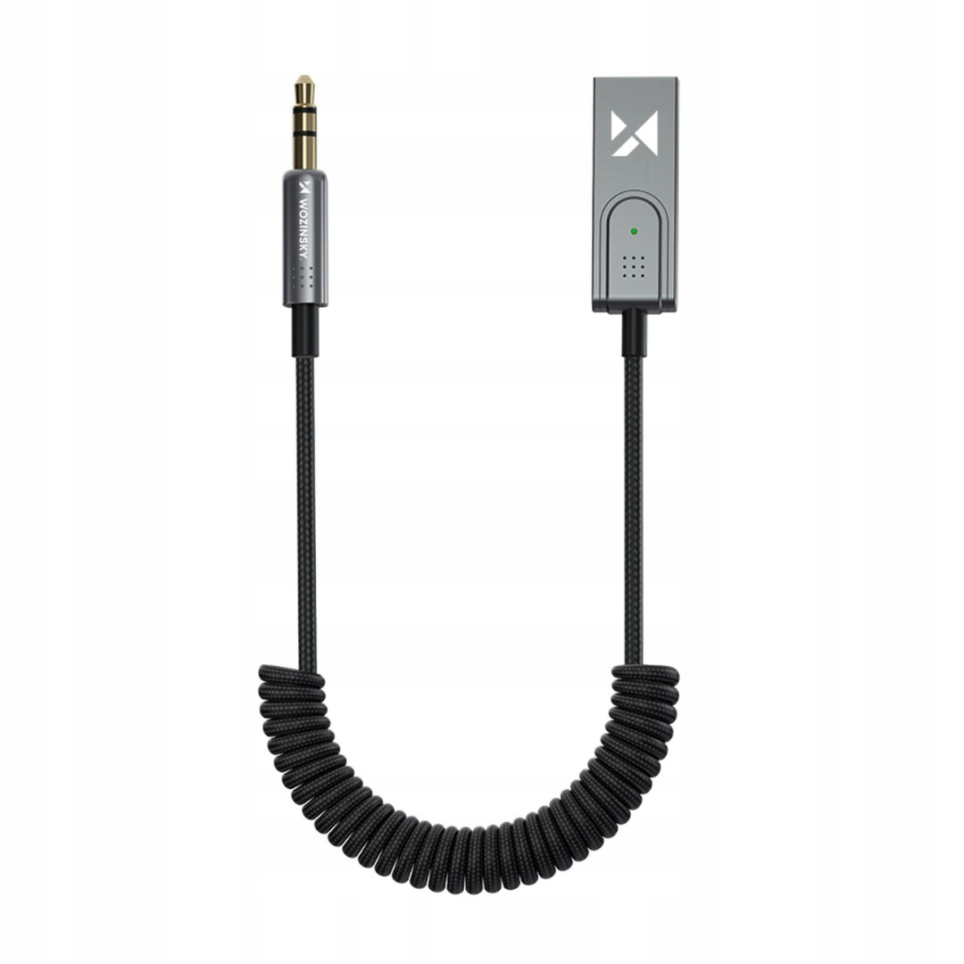 Adapter audio z odbiornikiem Bluetooth 5.3 i złączem Aux miniJack 3.5 mm i