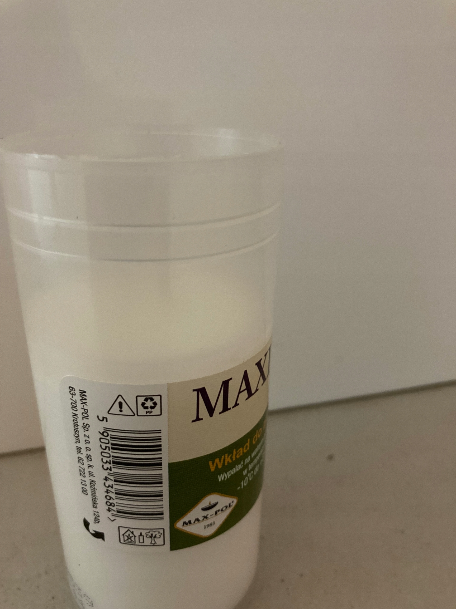 Wkład do znicza Maxi Light 1 Kod producenta Maxi Light 1