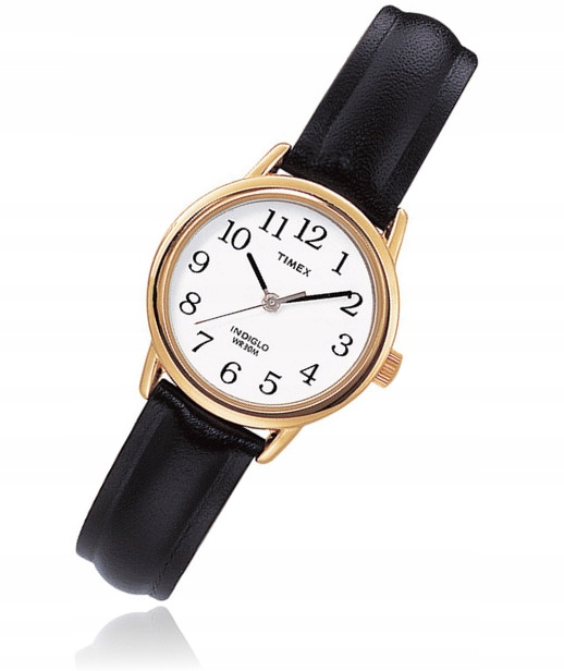 Čitelné klasické dámské hodinky Timex T20433 s Indiglo Gravírování bonus