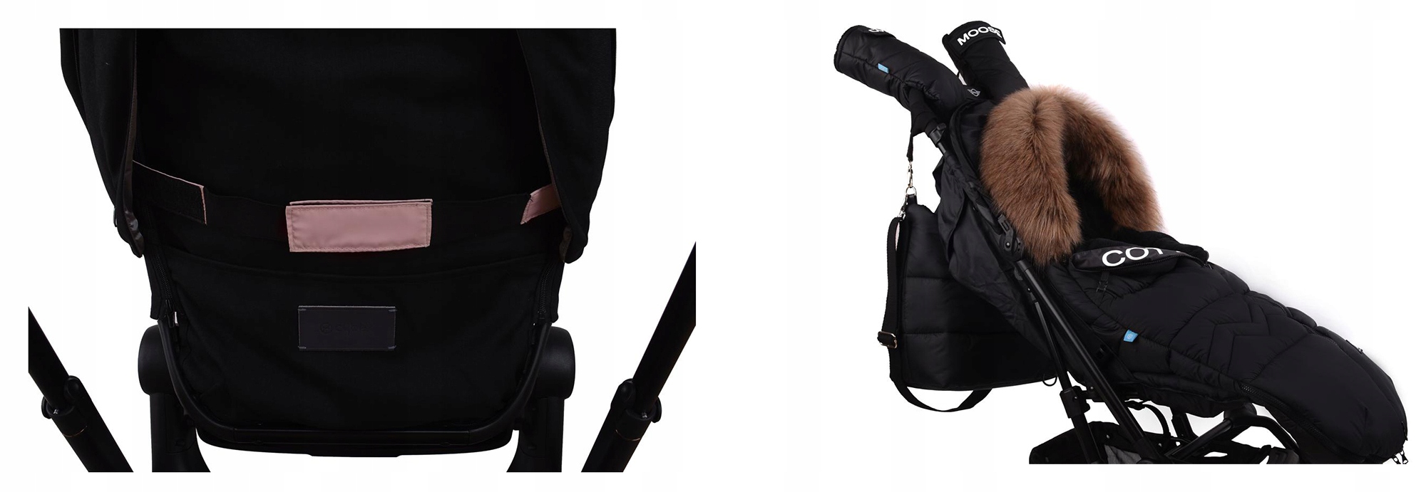 ŚPIWOREK COTTONMOOSE NORTH DO 108cm kol. BLACK Marka CottonMoose