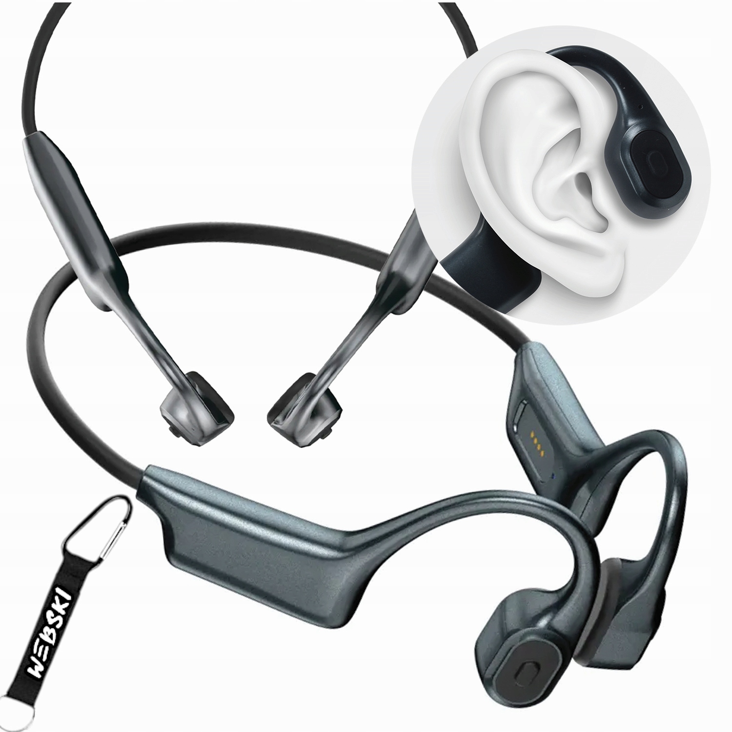 Sportovní sluchátka Bezdrátová Bluetooth Kostní pro běhání 32GB Pro