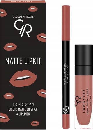 

Golden Rose Matte Lipkit Zestaw do ust Warm Sable