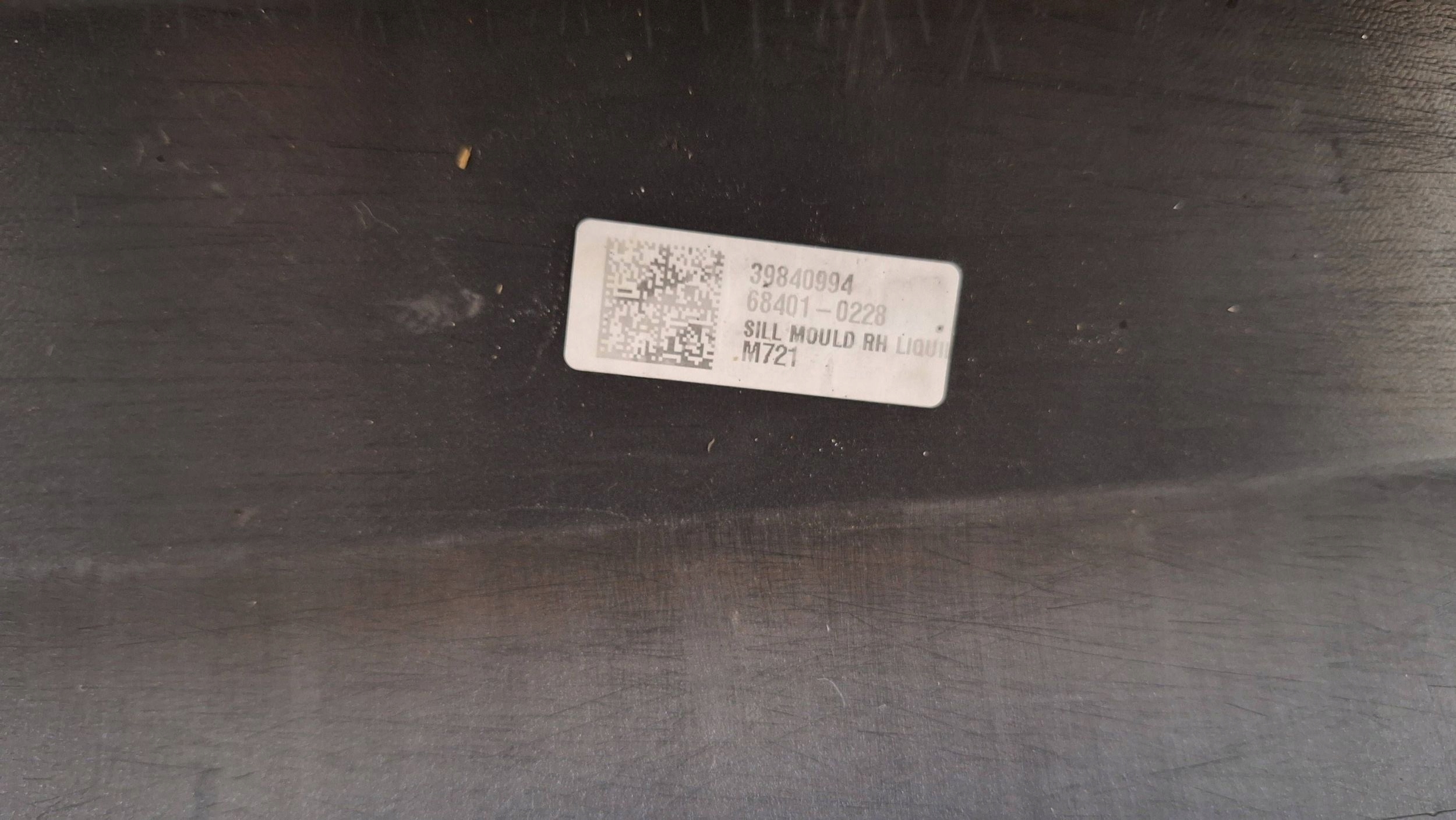 cap threshold moulding threshold right VOLVO V90 S90 16- 31386126