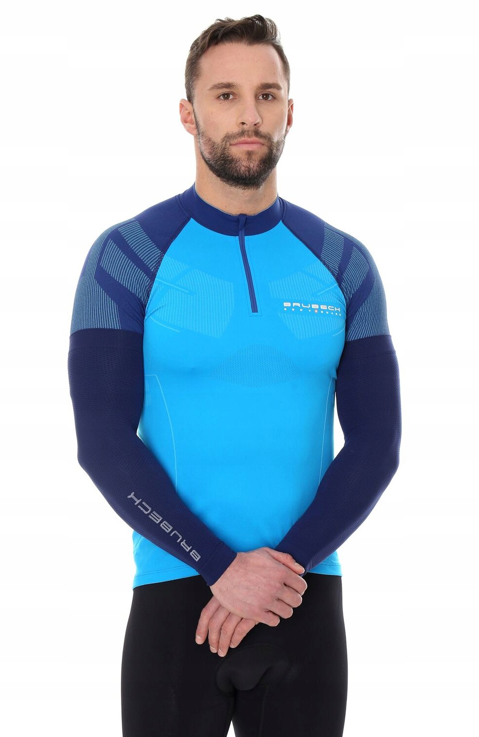 BRUBECK Rękawki ODDYCHAJĄCE dla biegaczy 3D L/XL Kod producenta Brubeck-SB10060-granat-L-XL-BDR