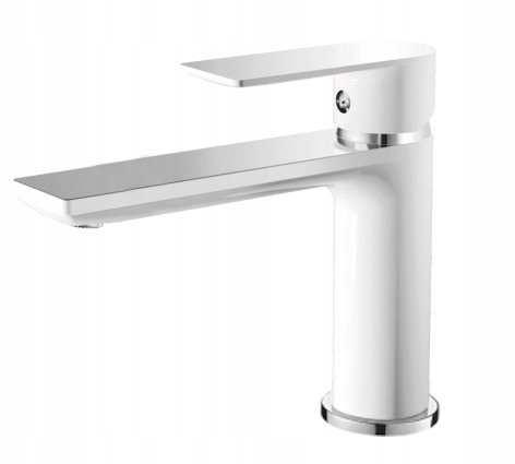 Umývadlová batéria, Alex 001 Long (nut) White-chrome
