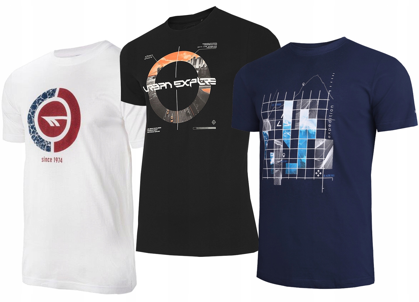 

Koszulki Męskie 3SZT Koszulka T-shirt 4F Hi-tec
