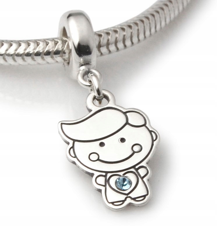 

Charms Chłopiec srebro 925 koralik Twój Grawer
