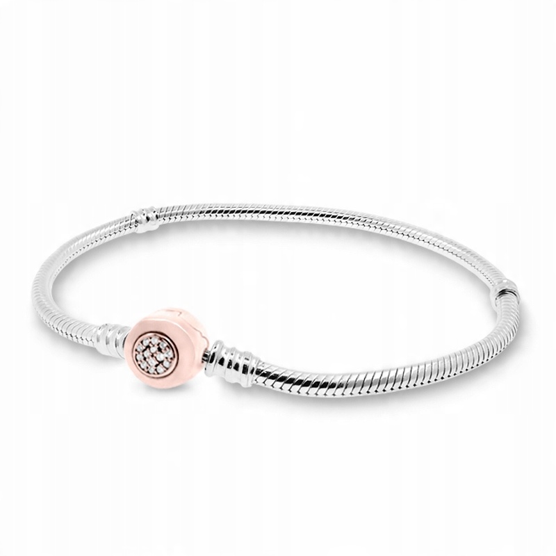 

Bransoletka srebrna do charms Pandora moments 19cm