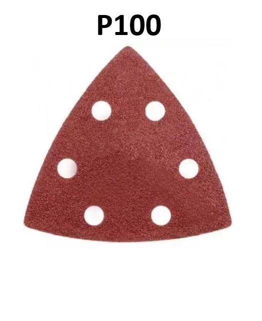 Papier ścierny trójkąt z rzepem 96x96 P100 'Bosch' delta x 10 sztuk