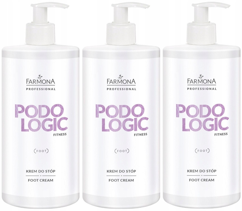 3 x Farmona Podologic Fitness Antibakteriální Krém Na Nohy 500 ML, Farmona