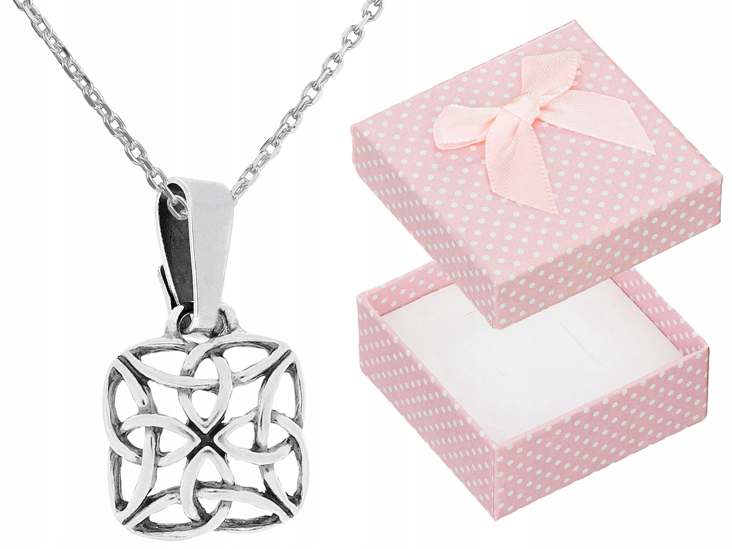 Krátký Stříbrný Oxidovaný Dámský Náhrdelník Prolamovaný Čtverec Choker Ankr 32