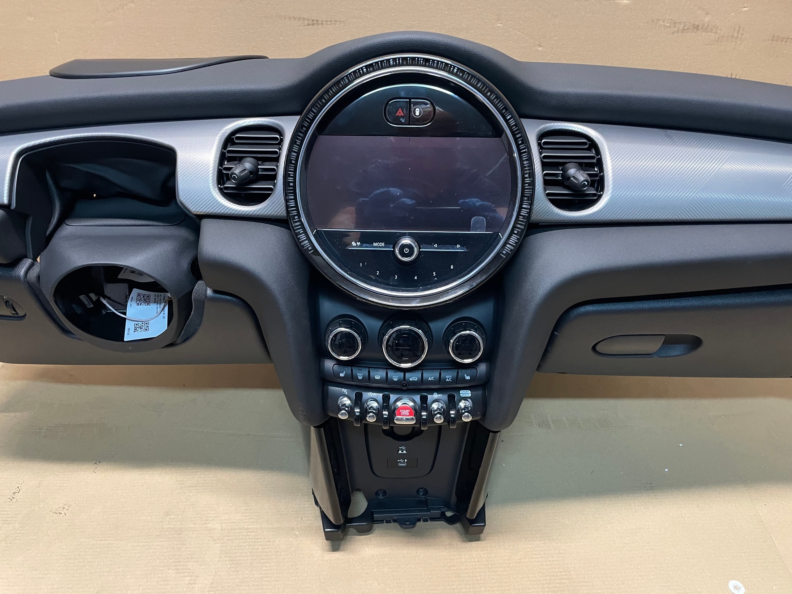 console dashboard instrument panel HEAD UP MINI F55 F56 F57 original