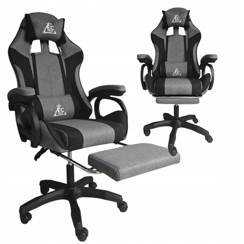 Herní Křeslo Otočná Podnožka Polštář Pro Hráče, Pohodlné