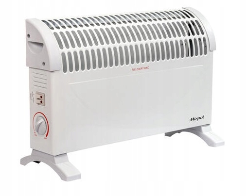 Elektrický ohřívač bílý, volně stojící, s regulací teploty 1500 W