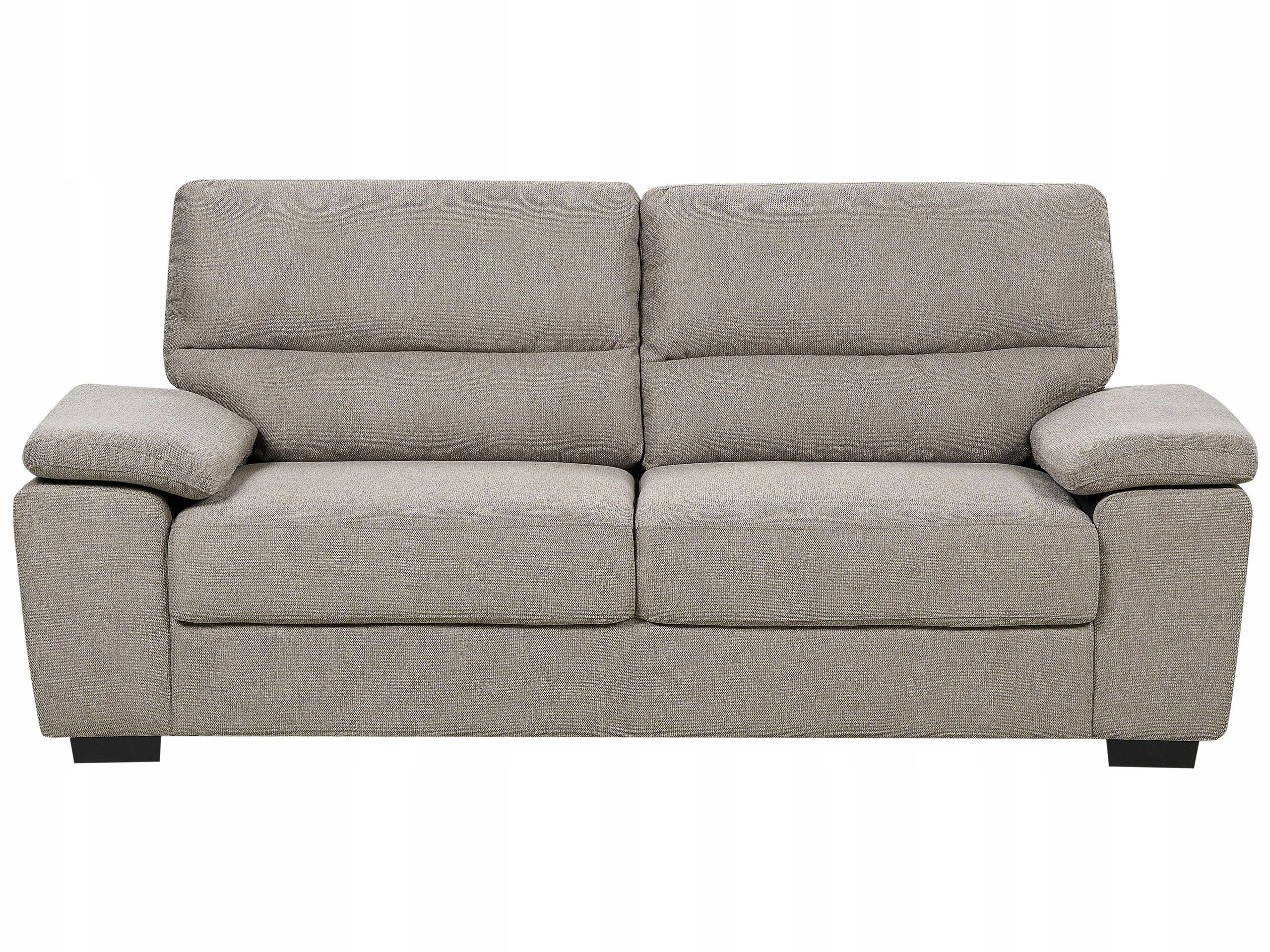 Sofa kanapa trzyosobowa brązowa