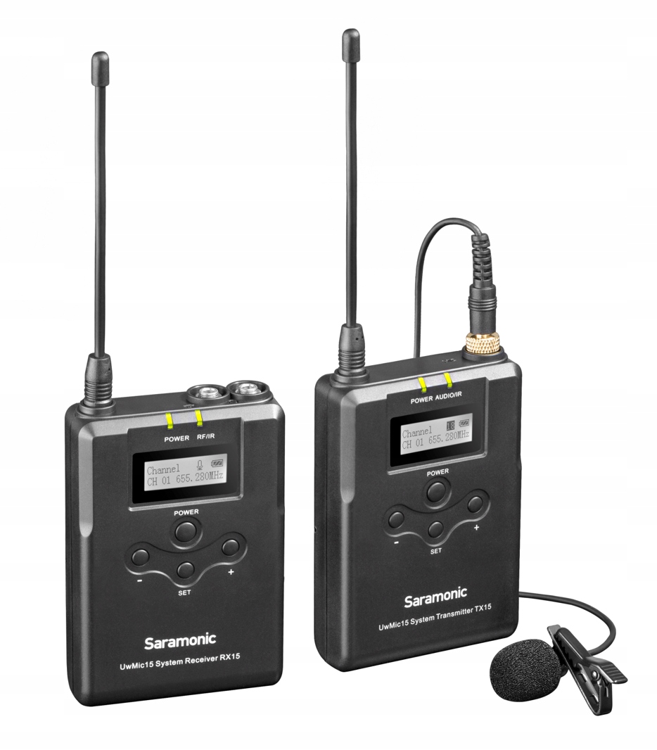 Bezprzewodowe Mikroporty Saramonic UwMic15 Kod producenta SETUWMIC15