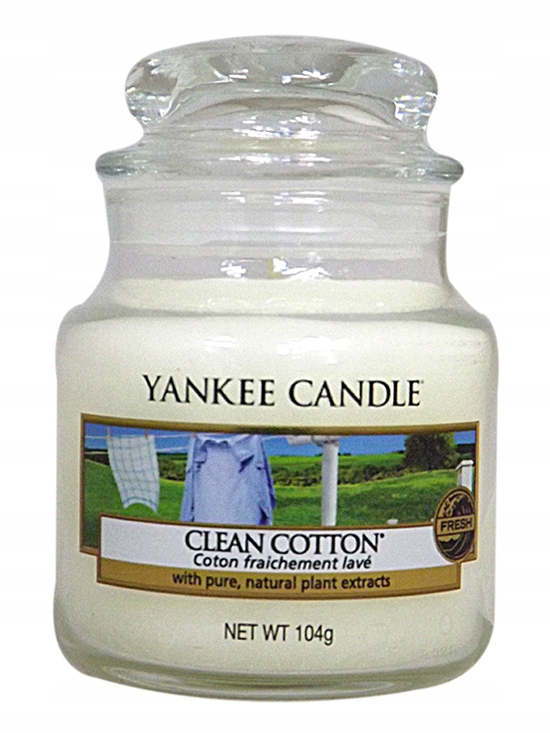 

Yankee Candle Świeczka Clean Cotton 104 g