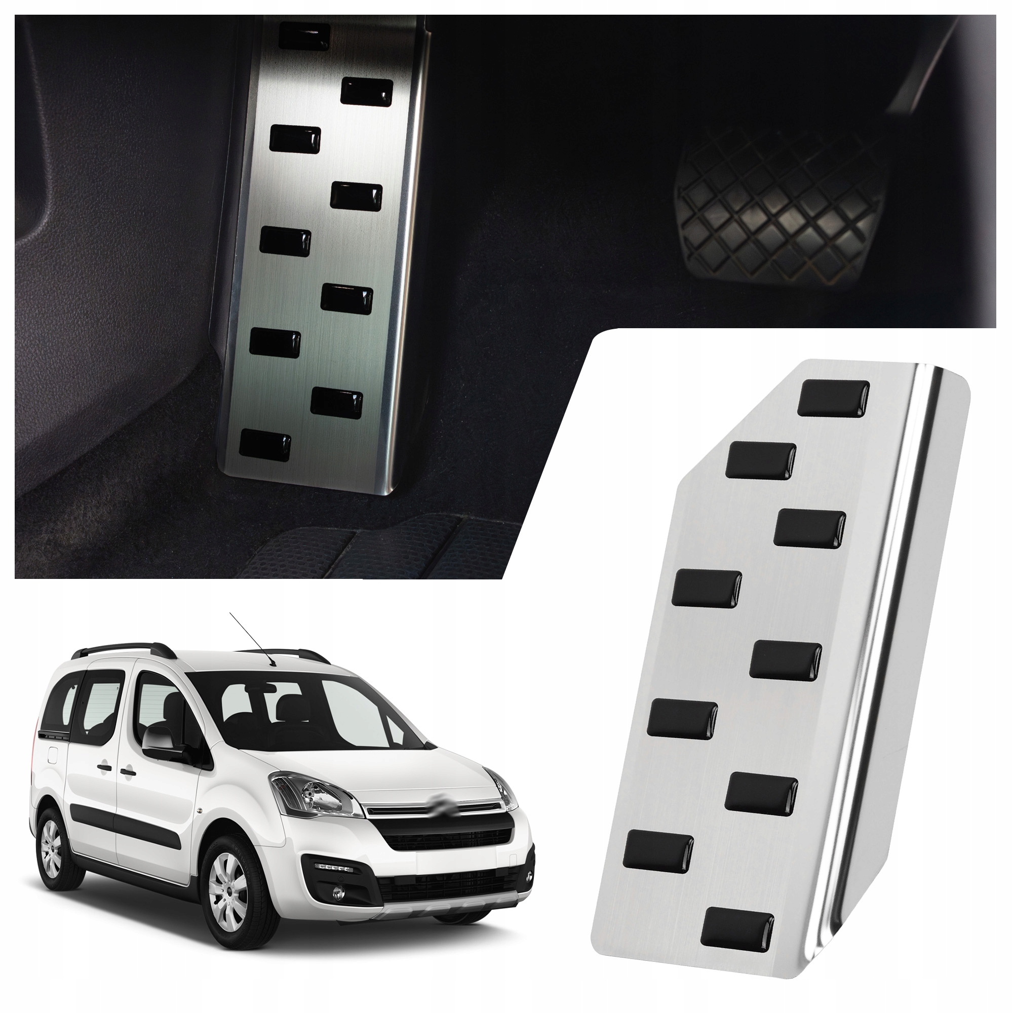 Podstupnice automobilová podnožka spočívající pro Citroen Berlingo II 2008-2018