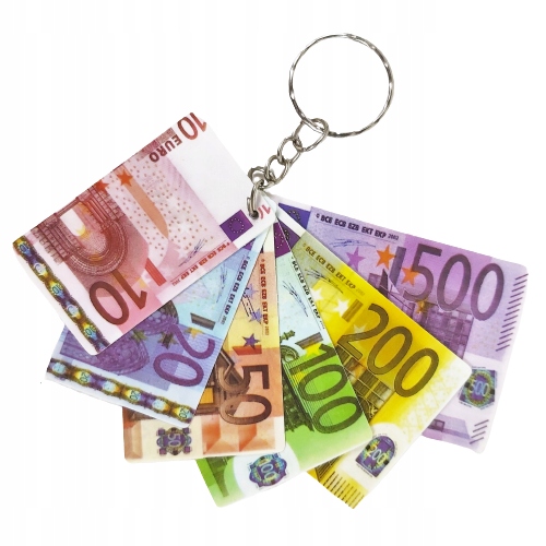 

Brelok Do Kluczy Breloczek Pieniądze Banknoty Euro