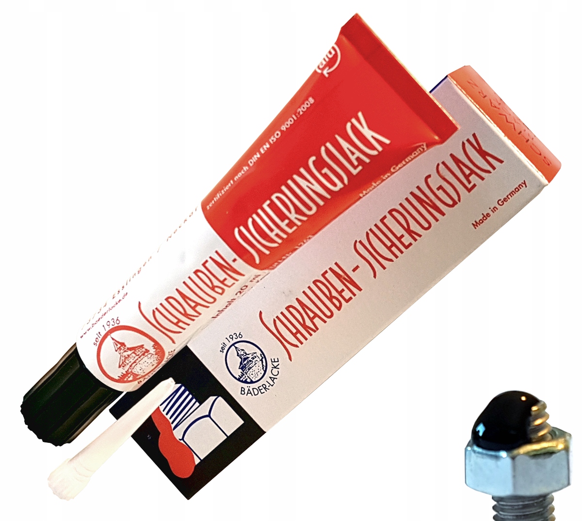 

Plomba bezpieczeństwa do śrub lakier czarny 20ml