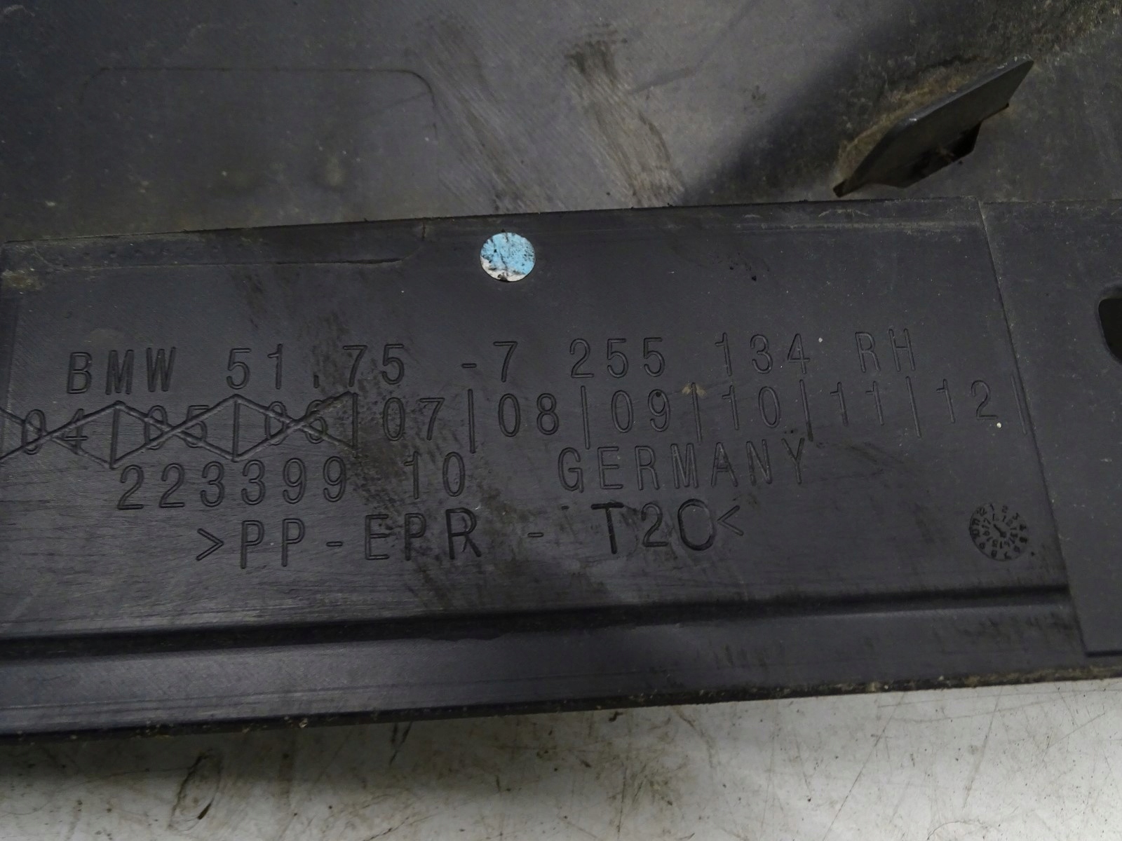moulding threshold right 7255134 BMW i3 b74