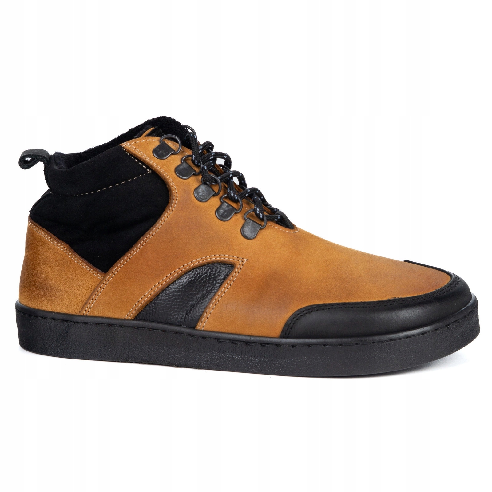 Barefoot unisex kožené zimní zateplené boty Explorer Olivier žluté 40