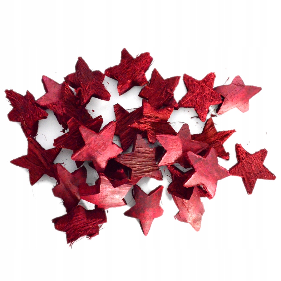 

Gwiazdki kokosowe gwiazda eko czerwone 25szt susz