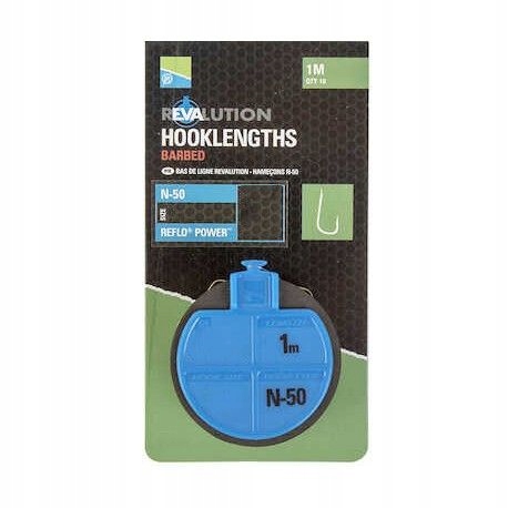 Preston Revalution Hooklengths N-50 Size 10
