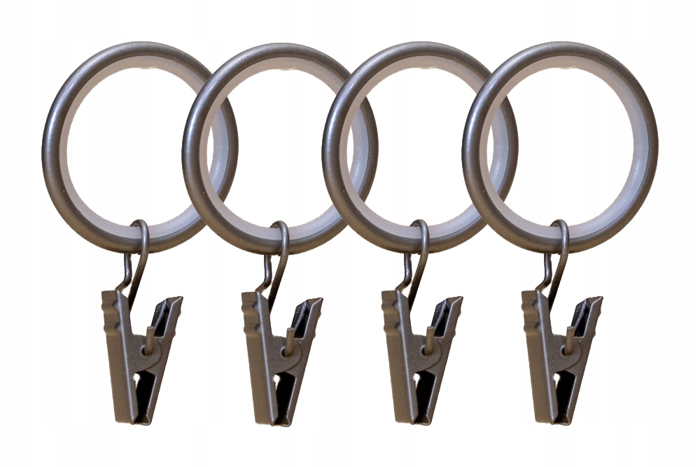 

Kółka Metalowe Ciche Do Karnisza fi25 chrom 10 szt