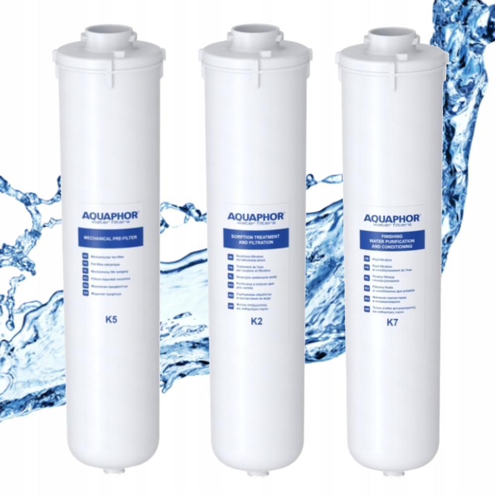 Sada vložek do vodního filtru Aquaphor pro Křišťál A filtr K5 K2 K7
