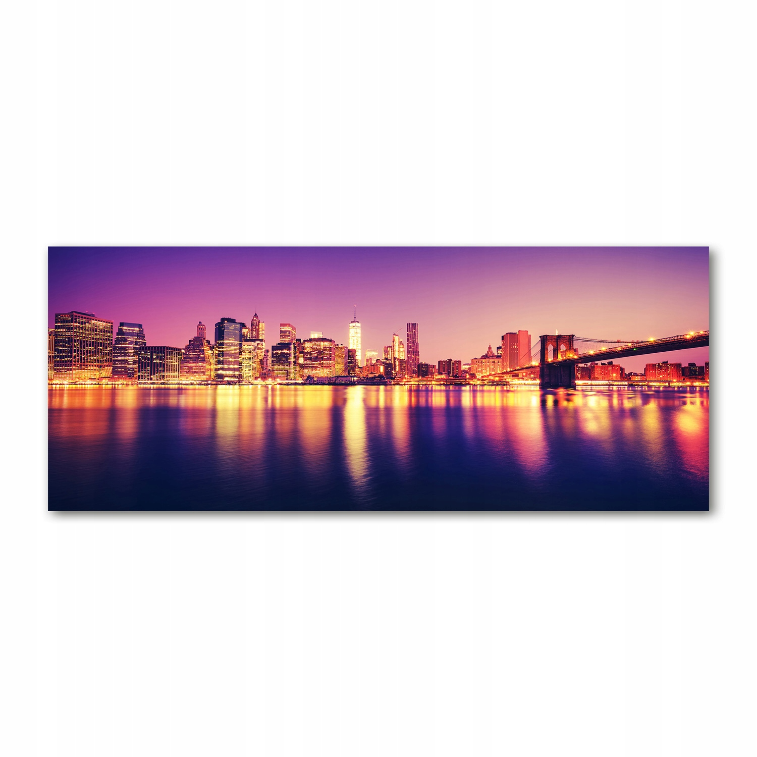 Foto obraz sklo akryl Manhattan New York 125x50