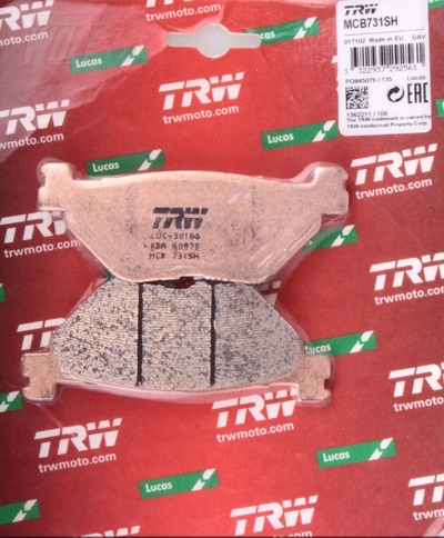 KLOCKI HAMULCOWE TRW YAMAHA XVS V-STAR TOURER 1300 ROADLINER V-STAR TYŁ