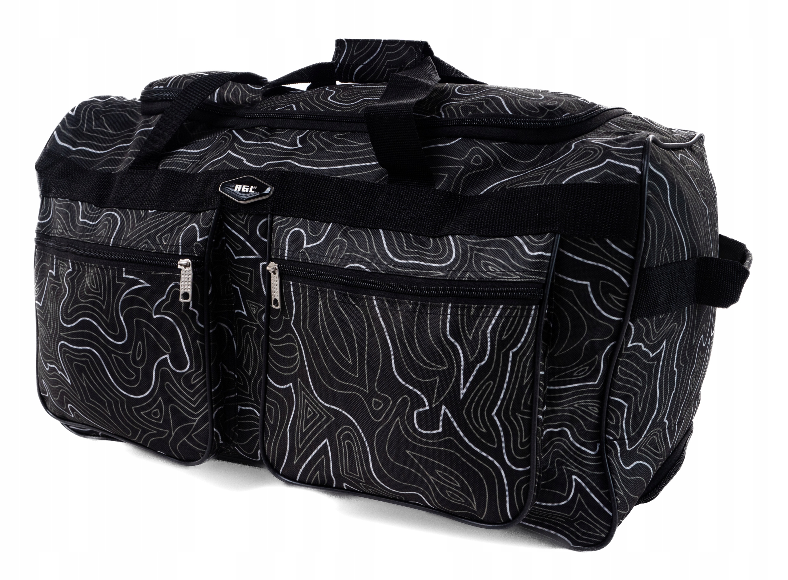 DUŻA TORBA PODRÓŻNA 3x KÓŁKA BAGAŻ walizka 100L Wzór dominujący bez wzoru