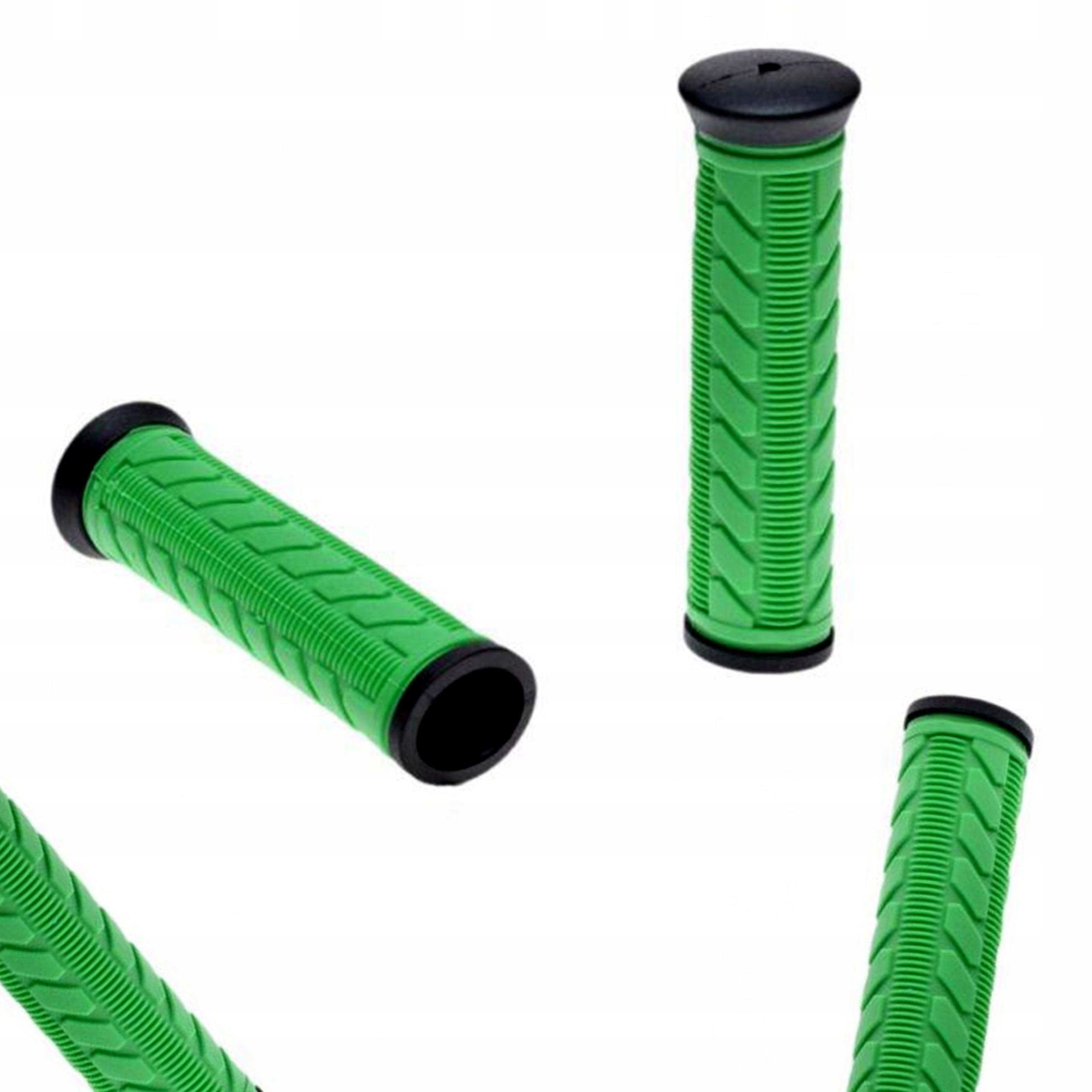 Chwyty Kierownicy V-grip Rowerowy Gel Zielony kpl. AWR2221G