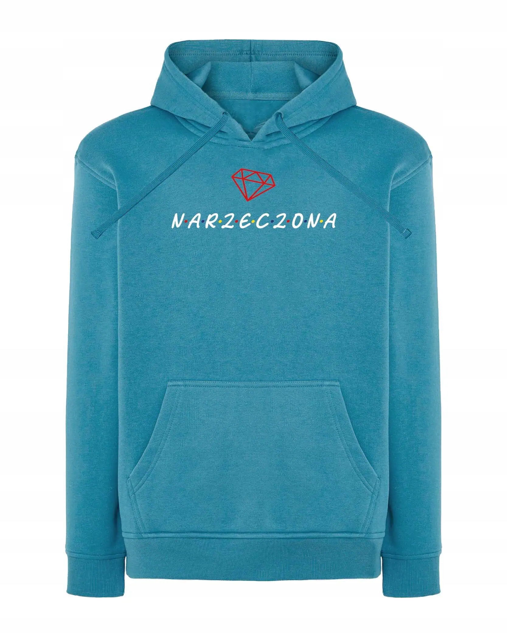 Mikina s kapucí Svatba se svobodou Modrá M