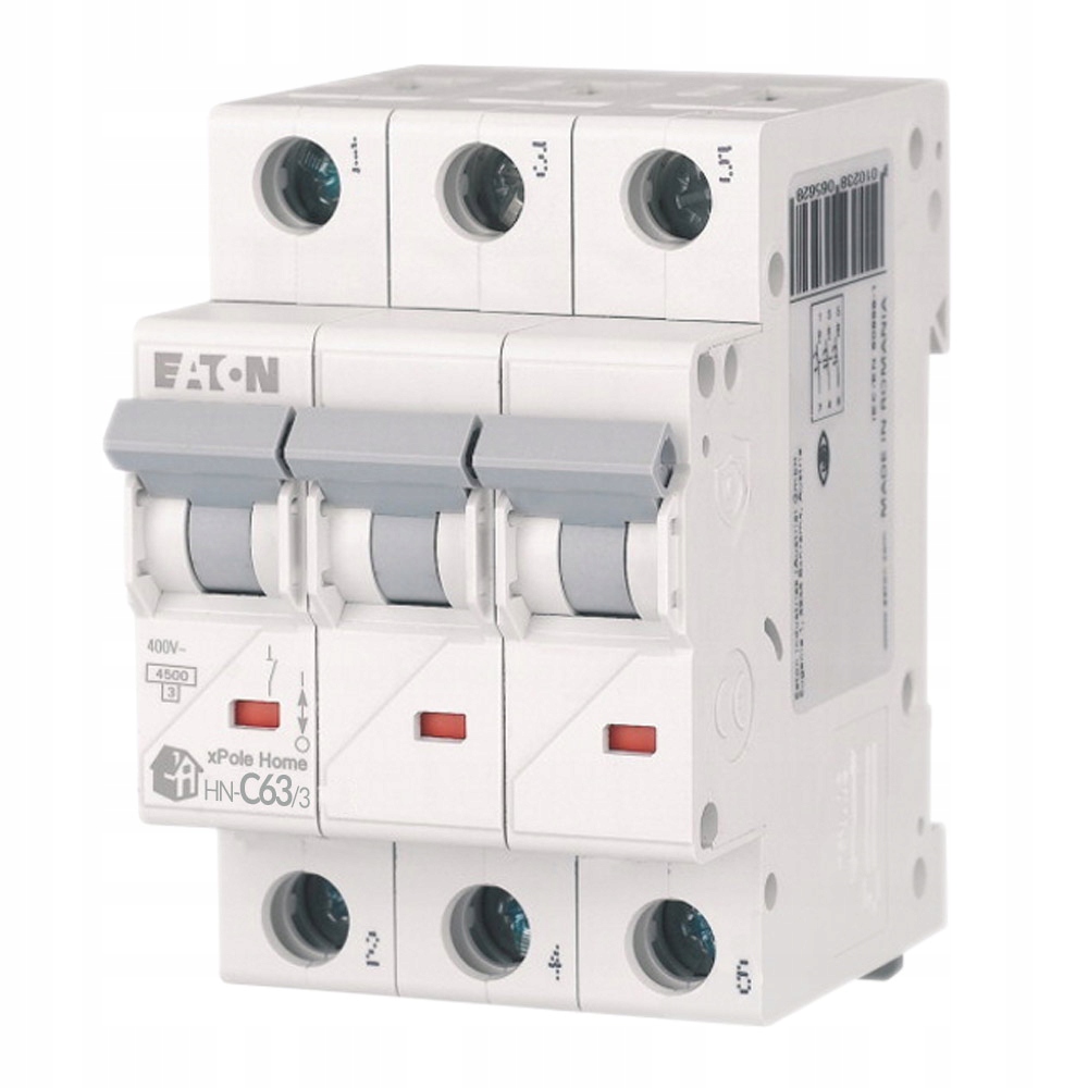 Eaton Wyłącznik Nadprądowy C 63A 3 Biegun HN-C63/3