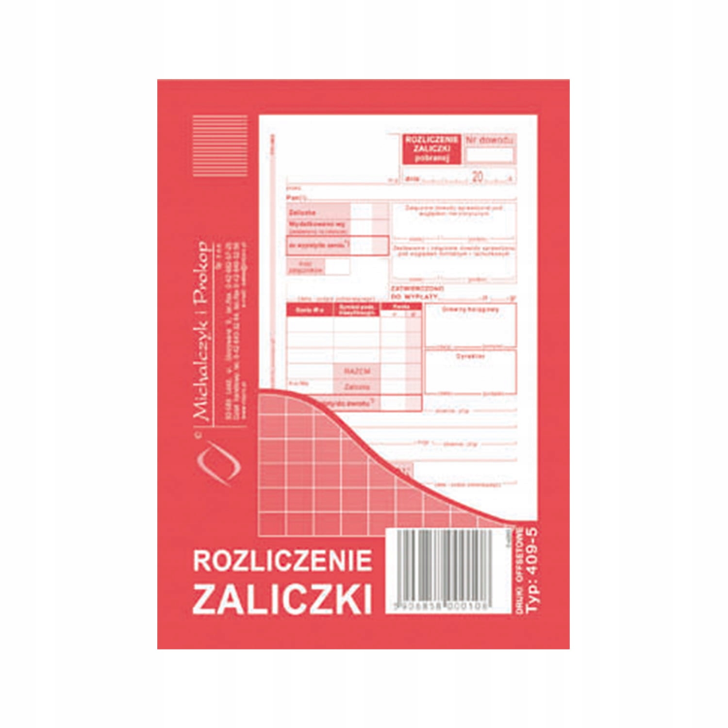 

Druk Rozliczenie Zaliczki A6 409-5