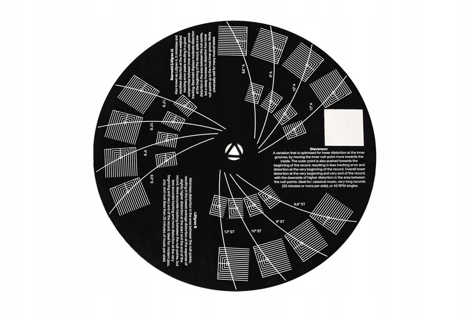 Szablon Pro-Ject Align It DS3 do precyzyjnego ustawiania wkładki gramofonu