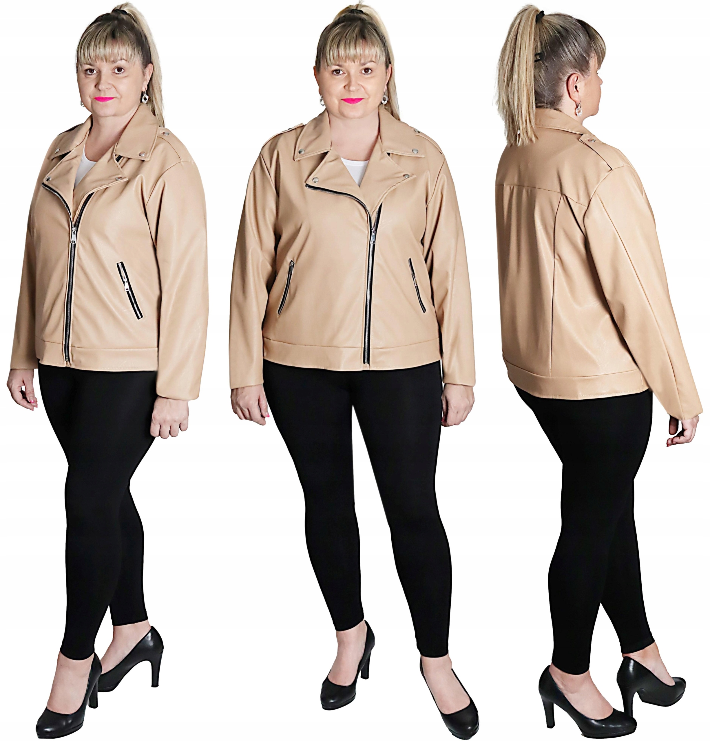 Ramoneska Bunda barva Carmel vel 52/54