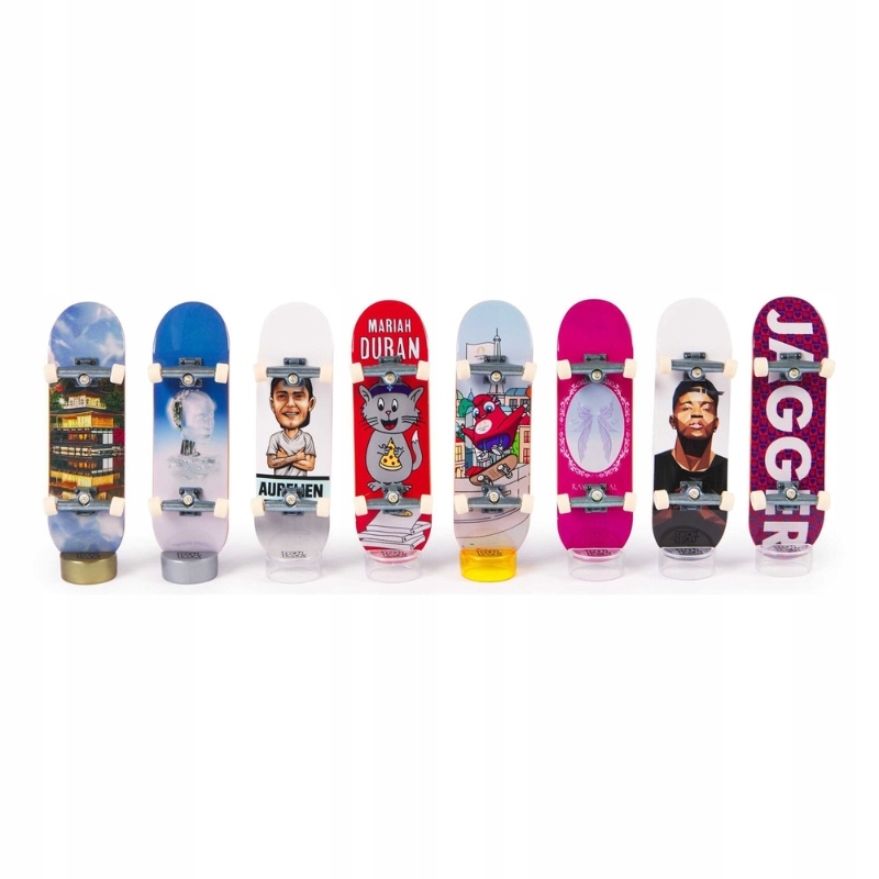 TECH DECK НАБІР З 8 СКЕЙТБОРДІВ PARIS 2024 COMPETITION LEGENDS FINGERBOARD