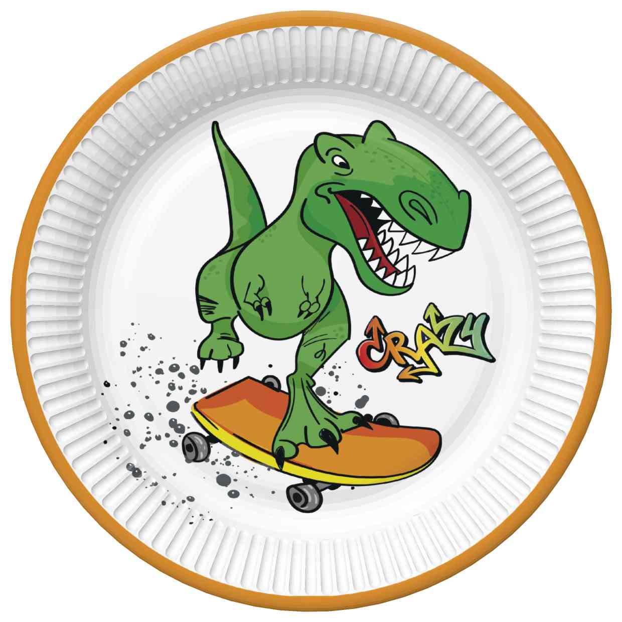 

Daisy Talerzyki Papierowe Dinozaur Ø227 MM 8 Sztuk