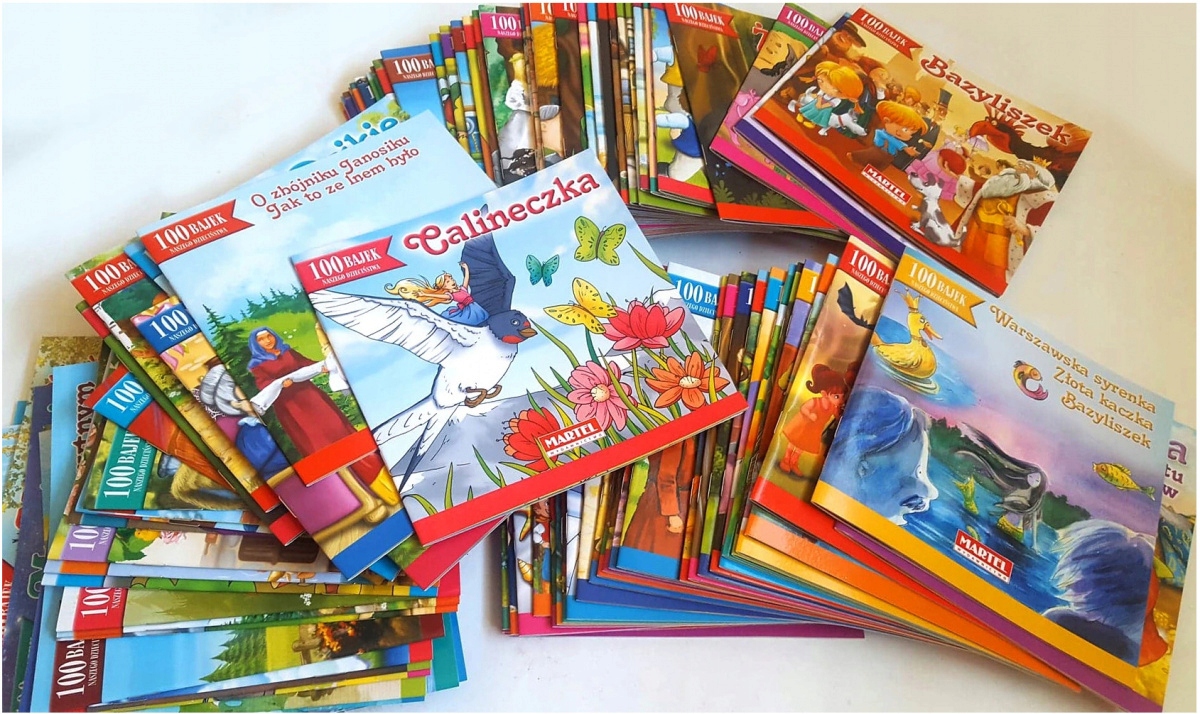 100 bajek naszego dzieciństwa 21 sztuk prezent Rodzaj książki dla dzieci