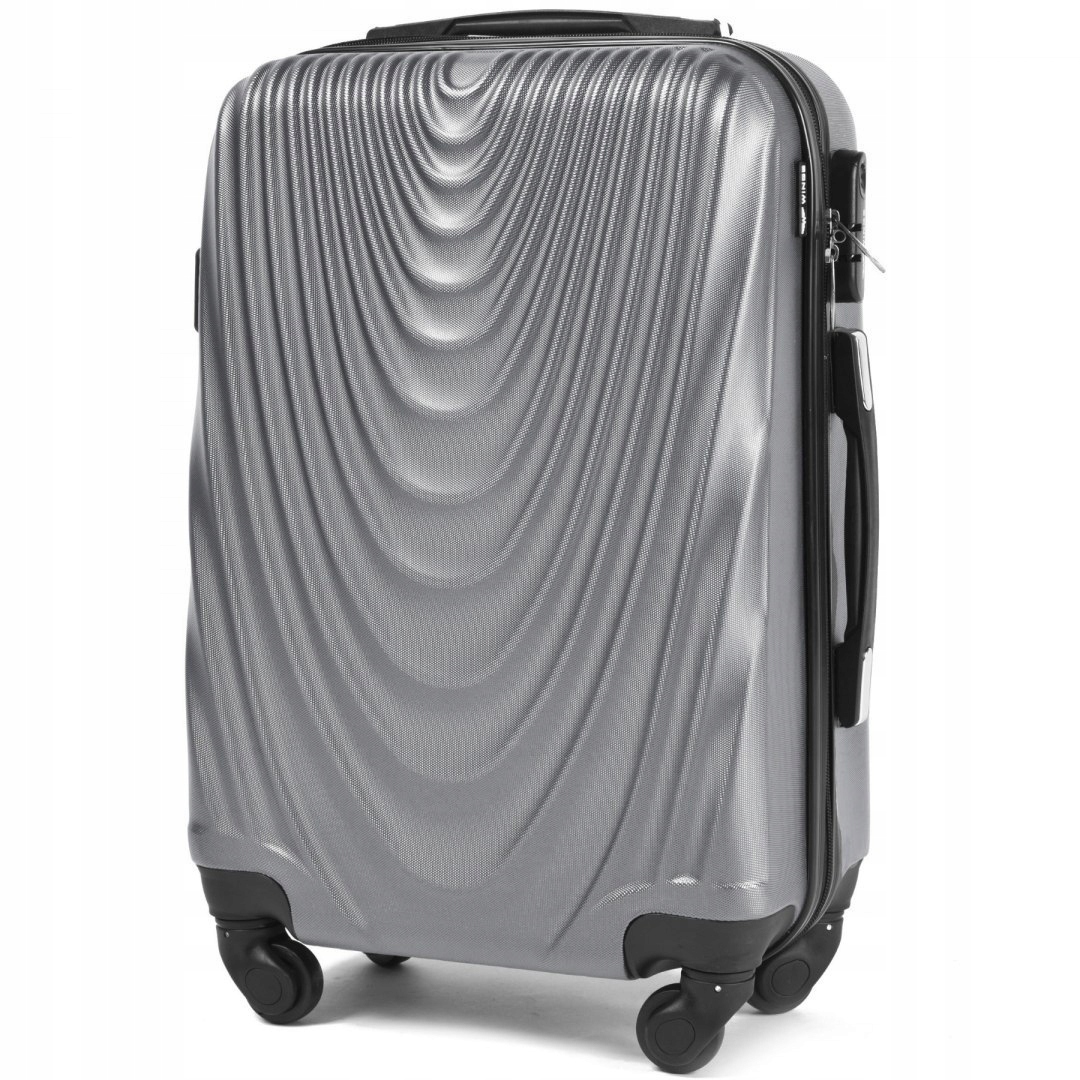 Walizka kabinowa Wings 304 S, Silver