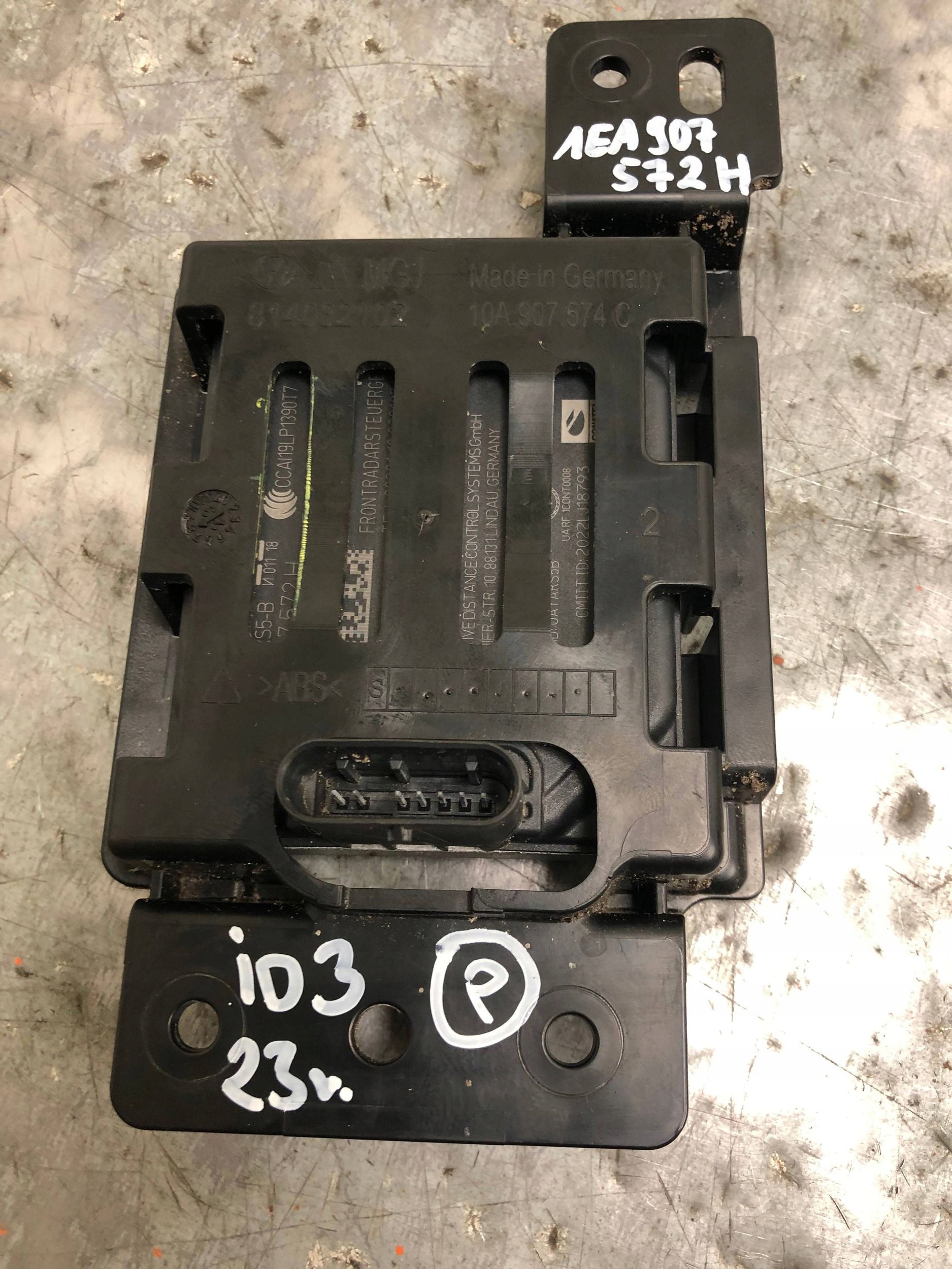 RADAR sensor DISTRONIC VW ID3 ID.3 1EA907572H 10A907574C