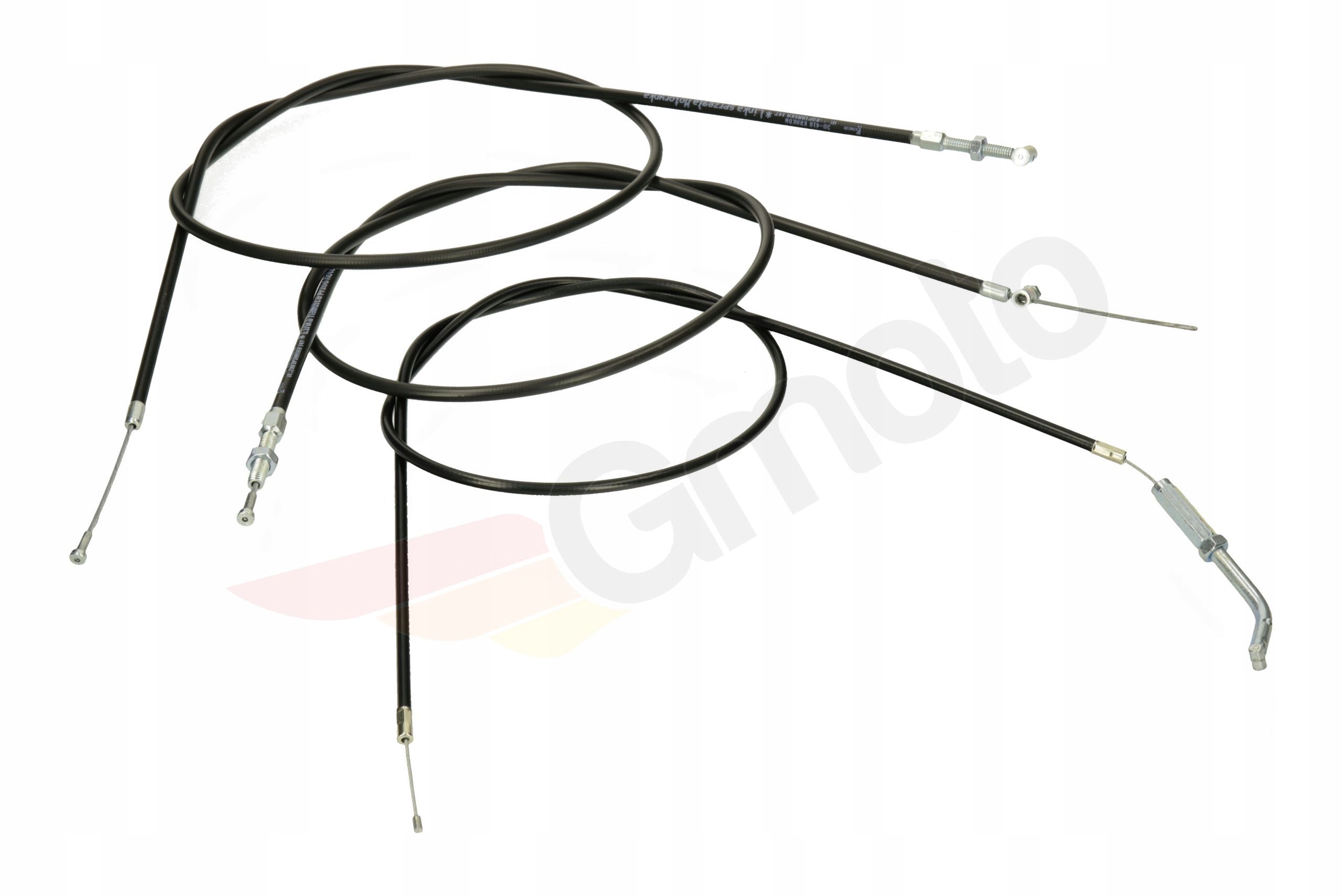 Komplet linek linki 3 szt Romet Motorynka Pony sprzęgła gazu hamulca przód