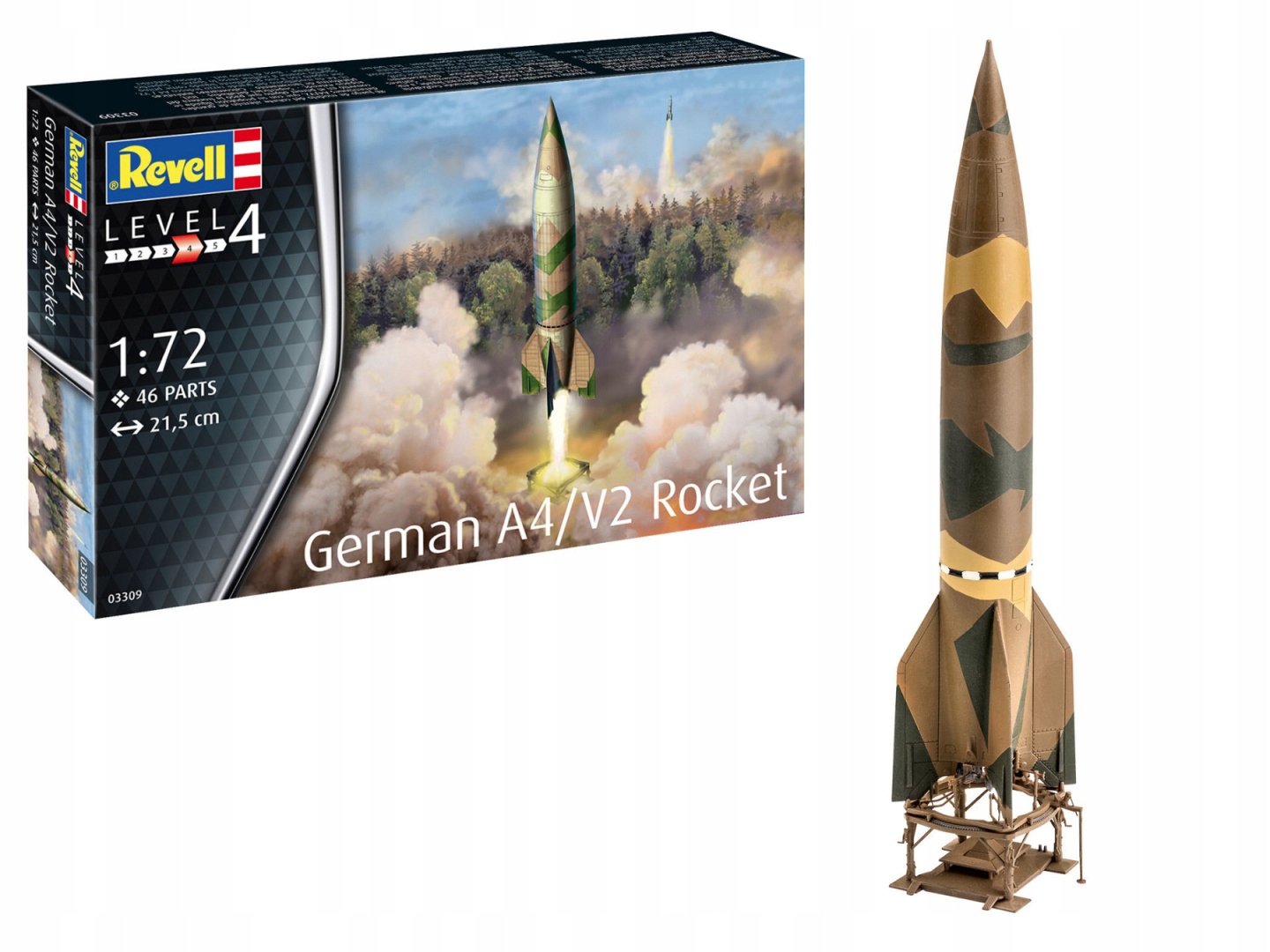 Revell 03309 Německá raketa A4/V2 1:72